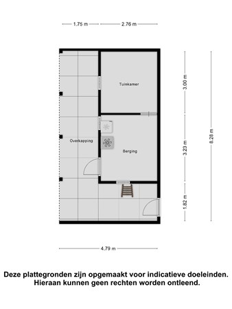 Floorplan - Ridder van Cuijkstraat 44, 5282 NN Boxtel